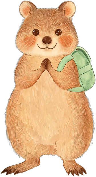 Quokka, the curious friend